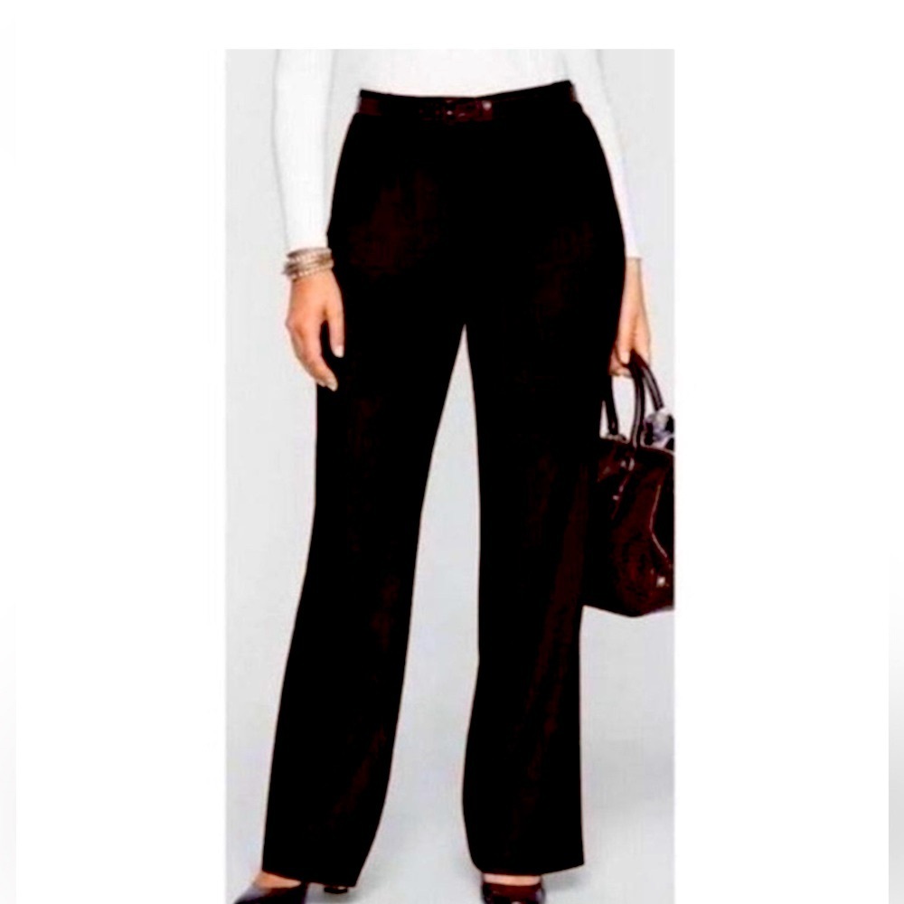 50%off w❤️ CAbi black 14” wide leg trouser pants size 10 EUC 3m♥️ #70